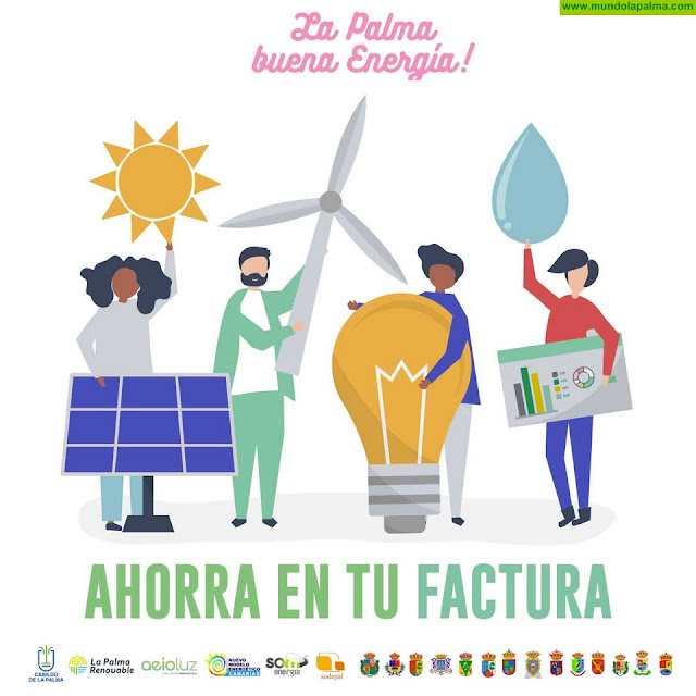 La Palma Renovable y la cooperativa AeioLuz implementan las primeras acciones del Plan contra la Pobreza Energética en la isla de La Palma