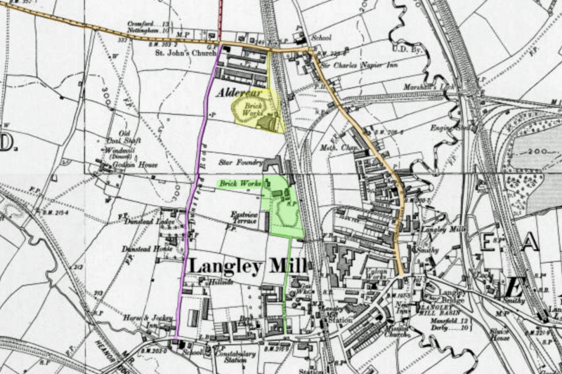 East Midlands Named Bricks Heanor, Langley Mill. Sandiacre, Shipley