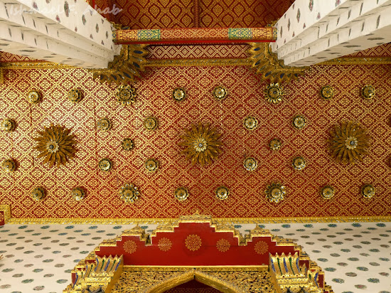 Ceiling of the ubosot of Wat Arun