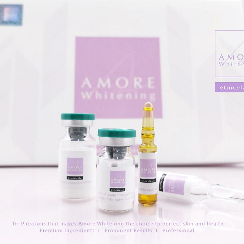 AMORE WHITENING infus  antiaging Toko Distributor Suntik  