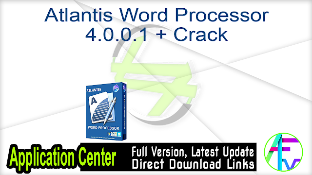 atlantis word processor registration code atlantis word processor registration code