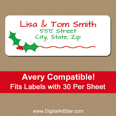 Digital Art Star: Printable Party Decor: New! Printable Christmas ...