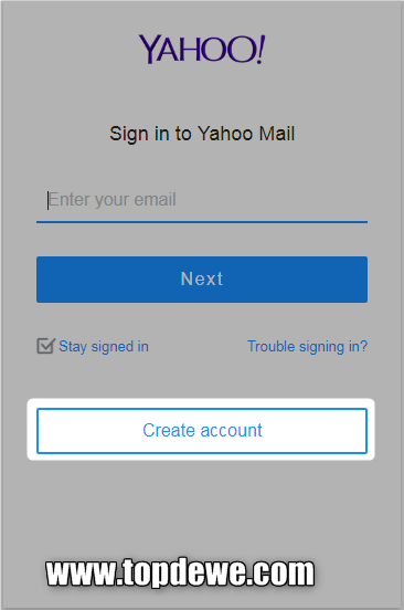 Cara membuat email baru di yahoo