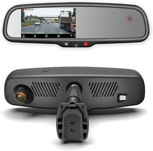 Master Tailgaters Car Rear View Mirror with Dual Camera