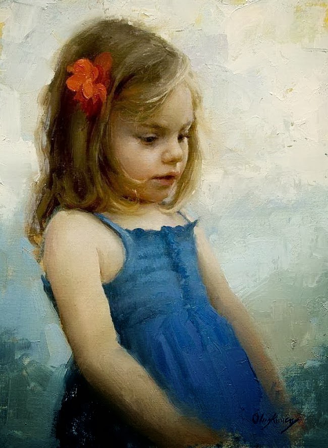 Beautiful Childhood Paintings by Marci Oleszkiewicz | American Artist