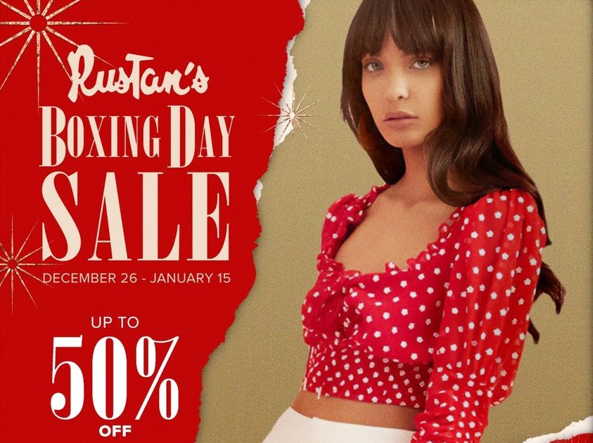 Manila Shopper Rustan's Boxing Day SALE