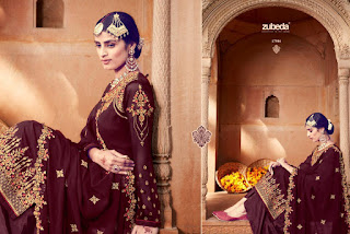 Zubeda Mehzbin Georgette Bridal Salwar Kameez Collection