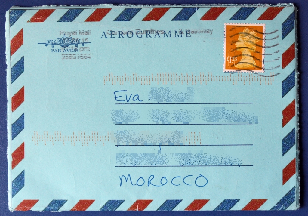 Mail Adventures: Two Letters + an Aerogram from the UK