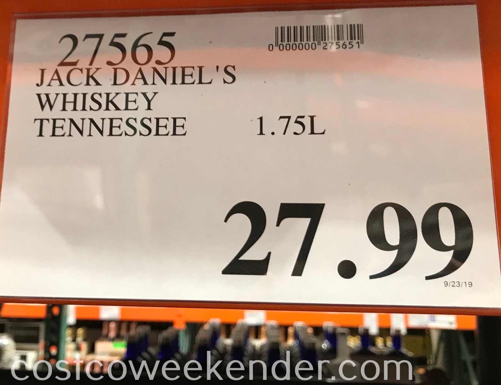 Jack Daniel's Tennesee Whiskey Costco Weekender