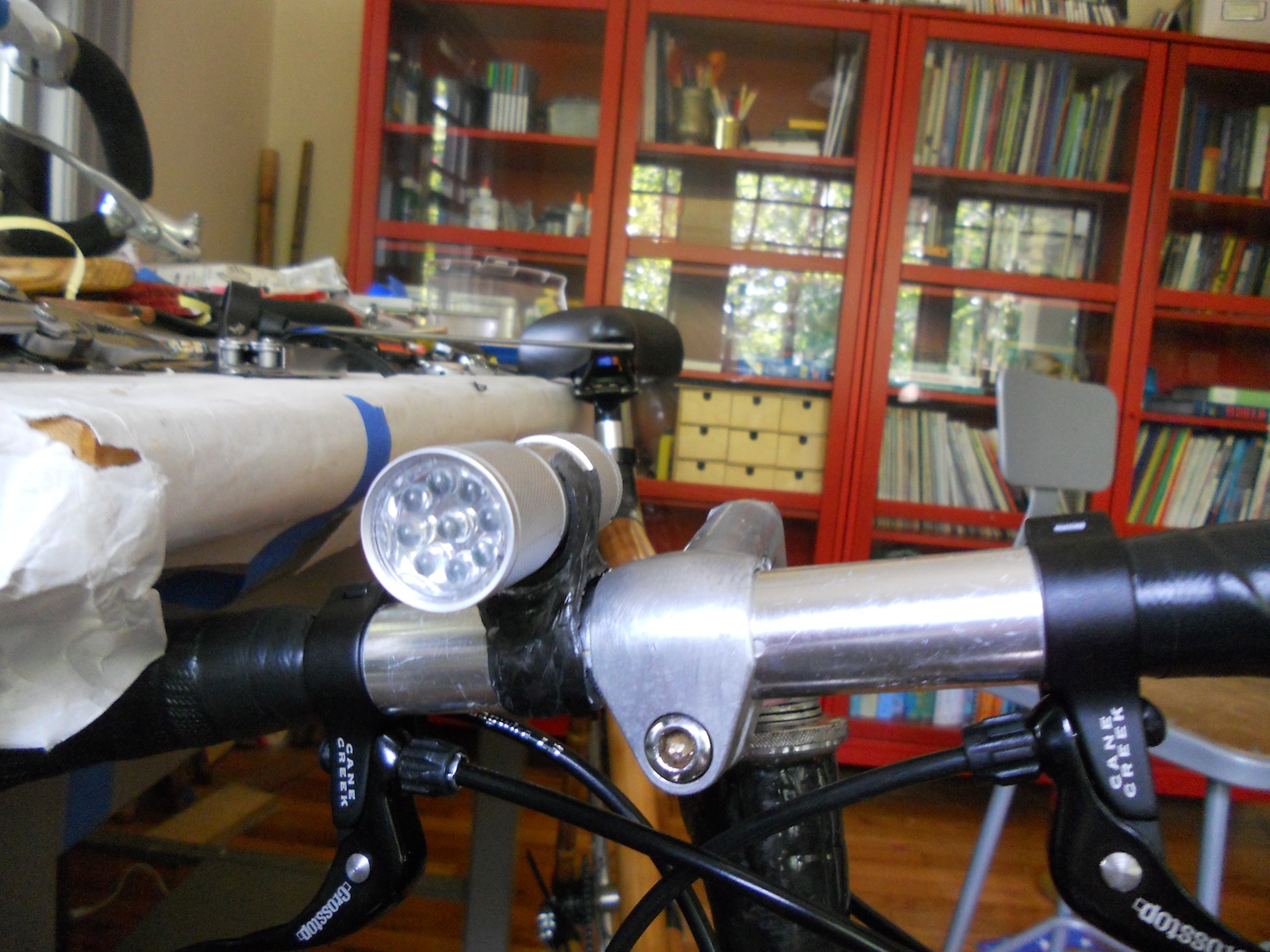 BuildIts Carbon Fiber Bike Light Holder