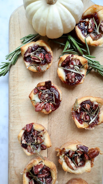 My Sweet Savannah: cranberry brie pastry puffs
