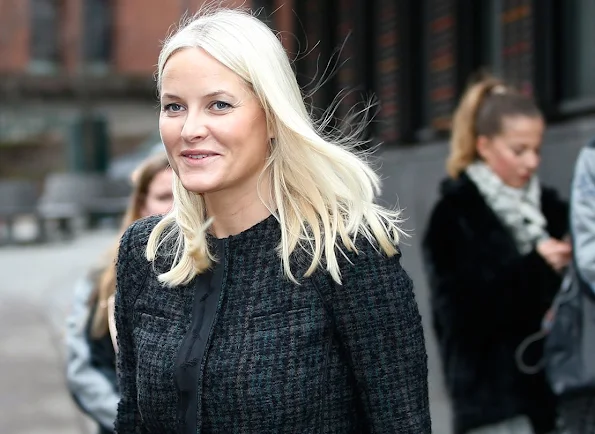 Crown Princess Mette-Marit of Norway attends 'Girls And Technology' (Jenter og teknologi) Conference