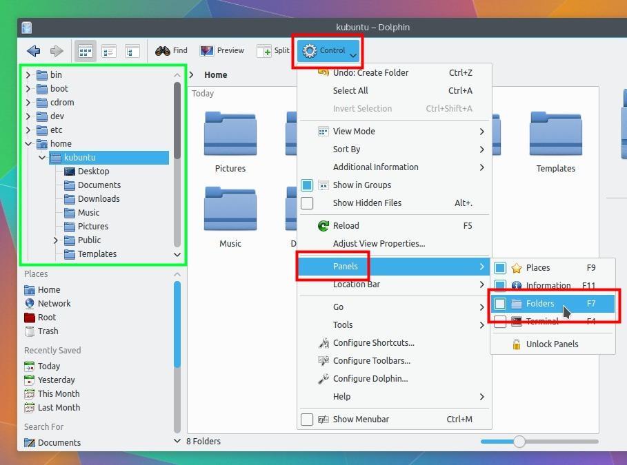 How To Use KDE File Manager (Dolphin)