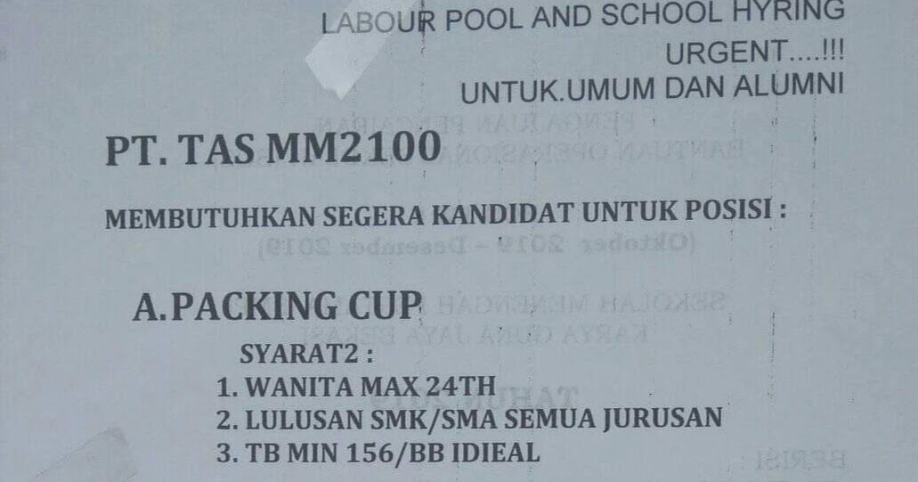 Pt Pharos Mm2100 Lowongan Kerja Terbaru 2019 Pt Jfe
