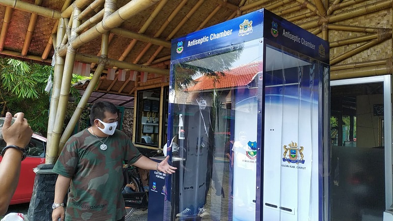 Antiseptic Chamber Uap, Buatan Kadin Akan Di Hibahkan Pada Pemkab Garut