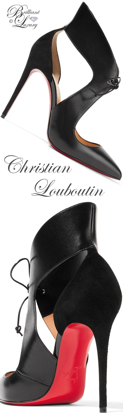Brilliant Luxury: ♦black & red shoes