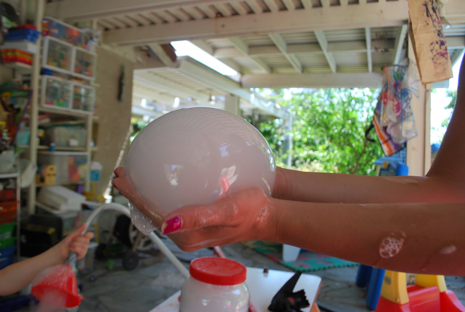 Familylicious Preschool Projects: Alien Bubbles- Science