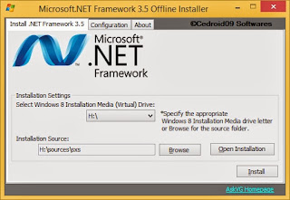 تفعيل حزمة دوت نت فريم وورك Microsoft .NET Framework 3.5 في وندوز 8 و 8.1 وبعدة طرق