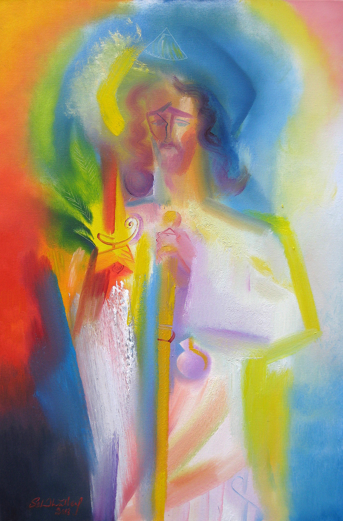 Angels Wonders And Miracles Of Faith Stephen B Whatley Exhibits Paintings From Prayer In