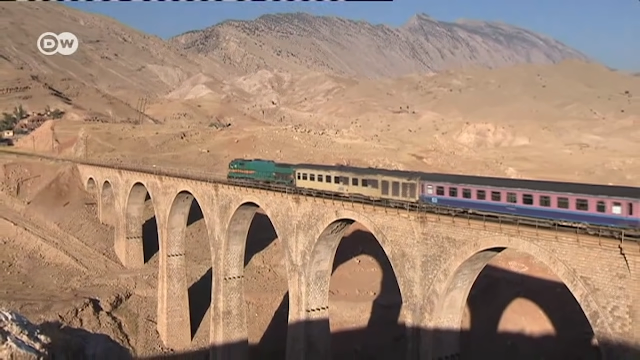 TRAVELLING TRAIN IN IRAN 