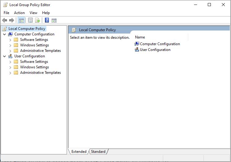 How to open local group policy in Windows 10