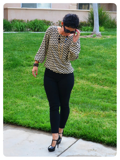 OOTD: Refashioned Top + Patent Leather Pumps |Fashion, Lifestyle, and DIY