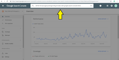 Cara agar postingan blog di index oleh google search console