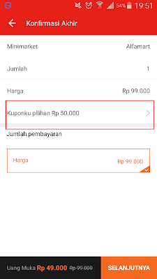 Menukarkan Kupon Gratis dari Akulaku dengan Voucher Alfamart