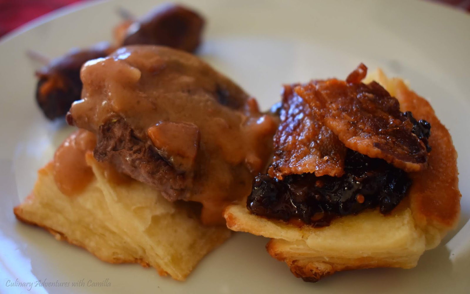 Laminated Bacon Biscuits