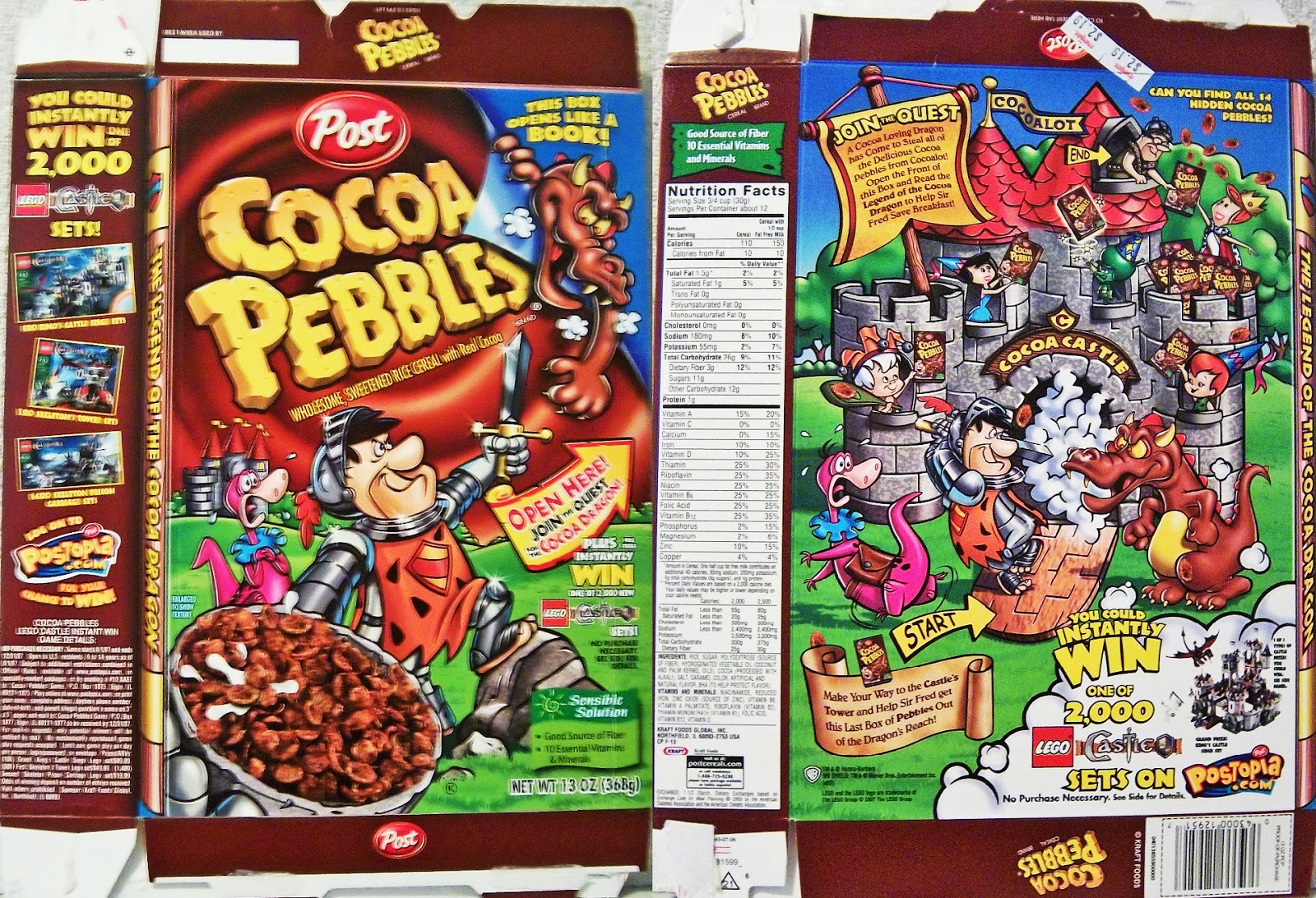 Cereal Box Price Guide Cereal Box Collecting by Pez Outlaw Pebbles