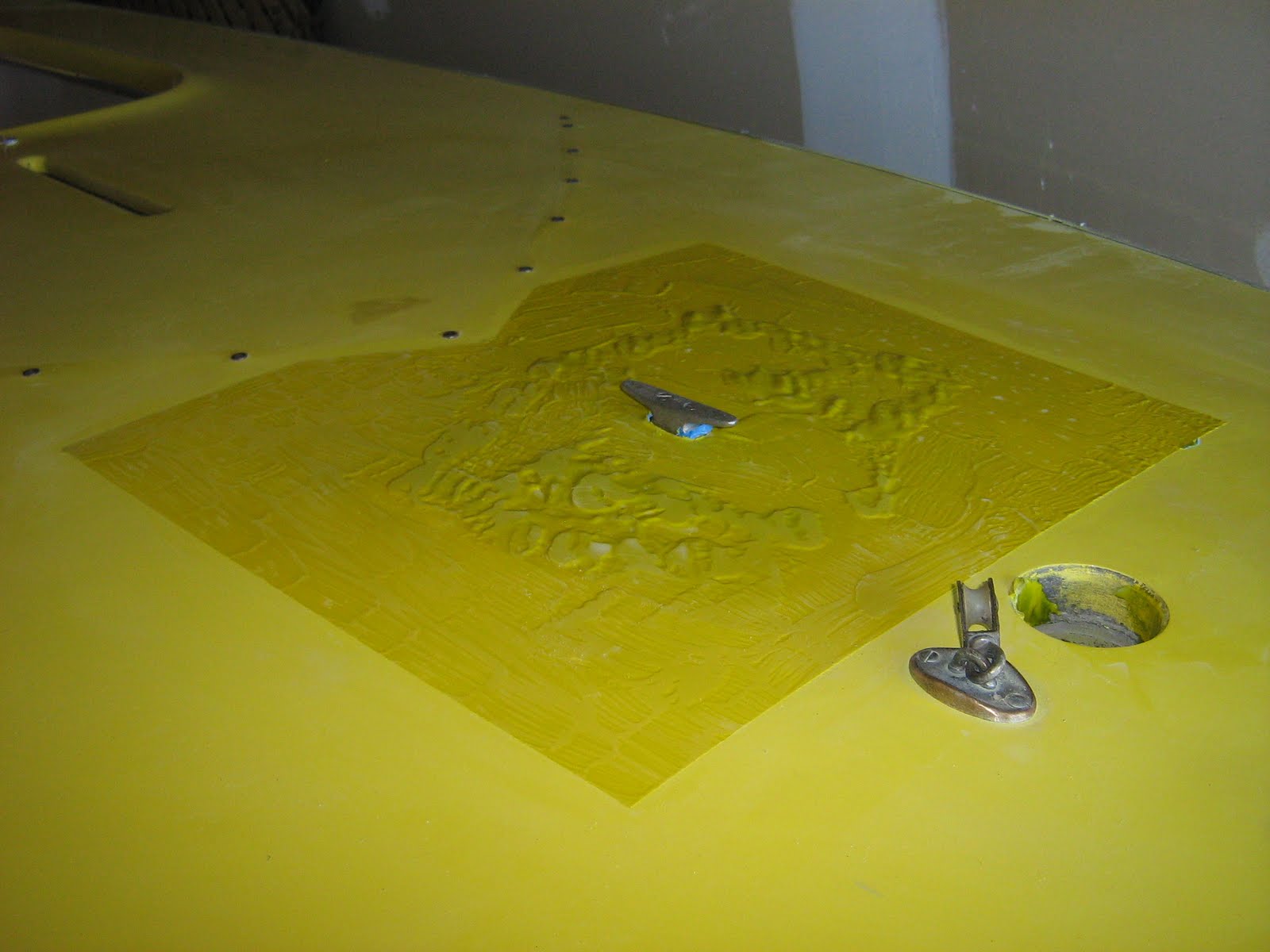 Classic Sunfish Sailboat Gel Coat Fix/Repair The Sunfish Deck