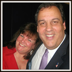 Maureen Castriotta with New Jersey Governor Chris Christie