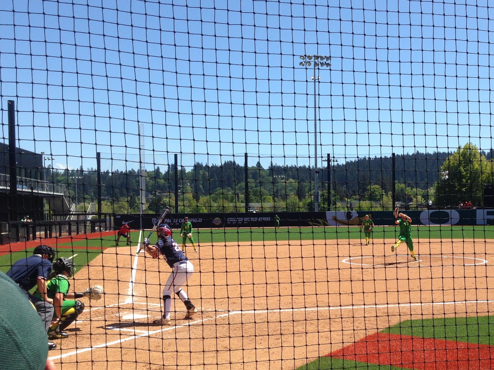 Margy Meanders University of Oregon Women's Softball