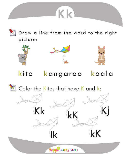 Activity Worksheet 1 Letter K