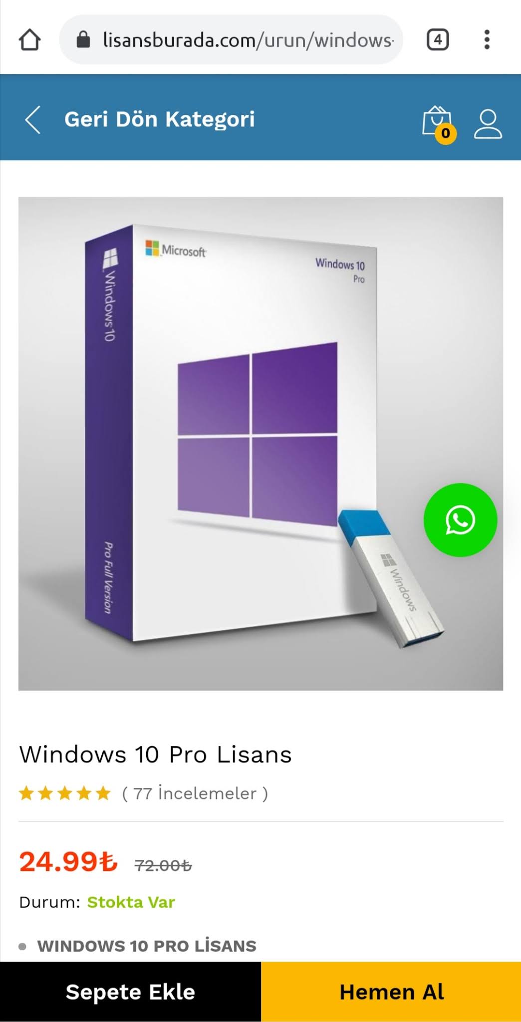 freedos bilgisayara windows 10 kurma