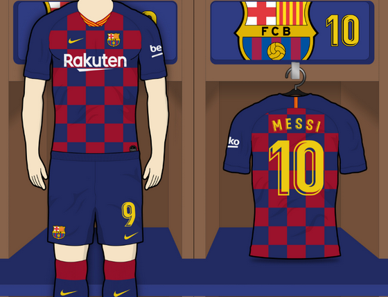 camiseta barcelona 2019 barata