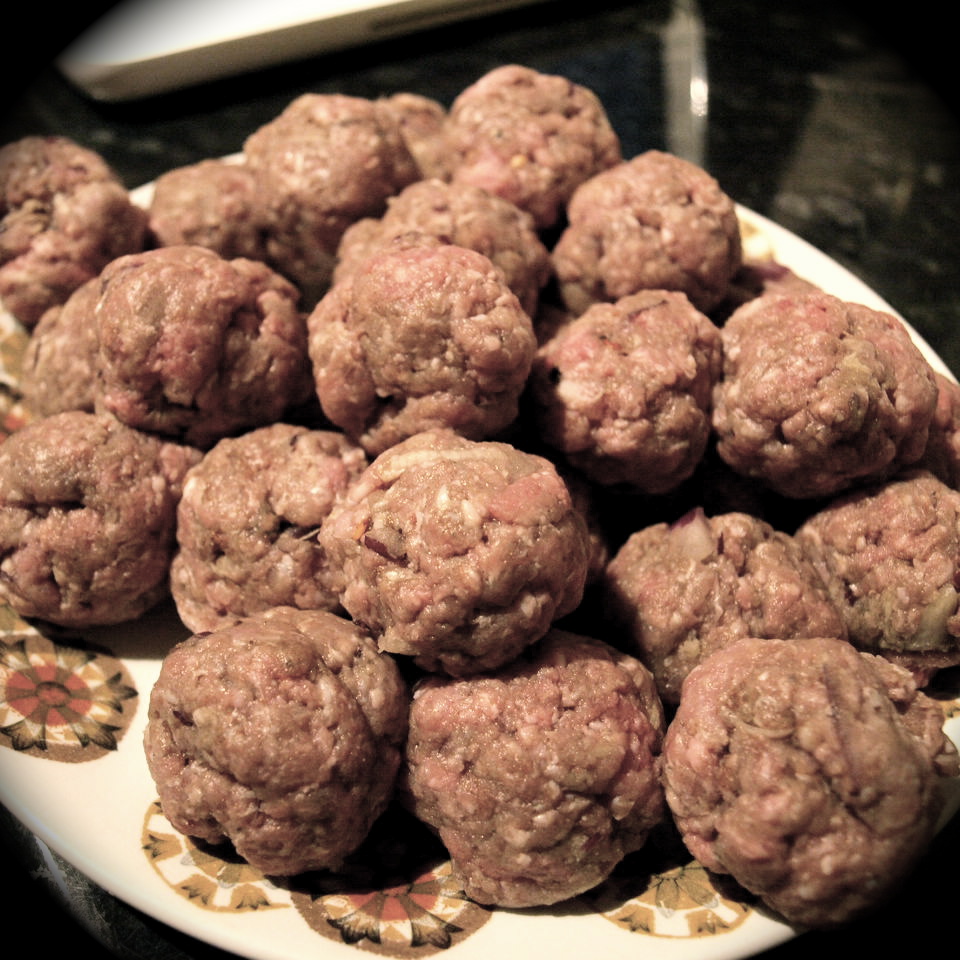 made with love: Moroccan Meatballs with Herby Couscous