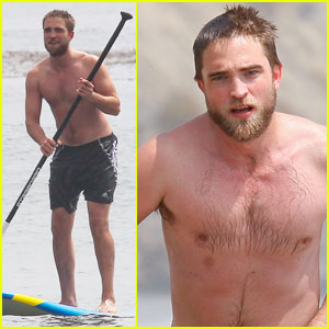 Robert Pattison Hot Pictures: robert pattinson shirtless(02)