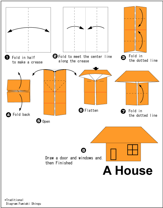 ගෙයක් හදමු (Origami House) - Your Choice Way