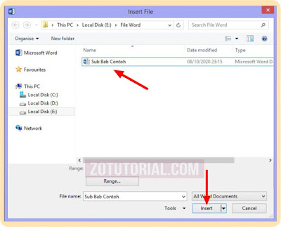 Menggabungkan Beberapa File Word Menjadi Satu File Docx Hanya 4 Langkah Zotutorial