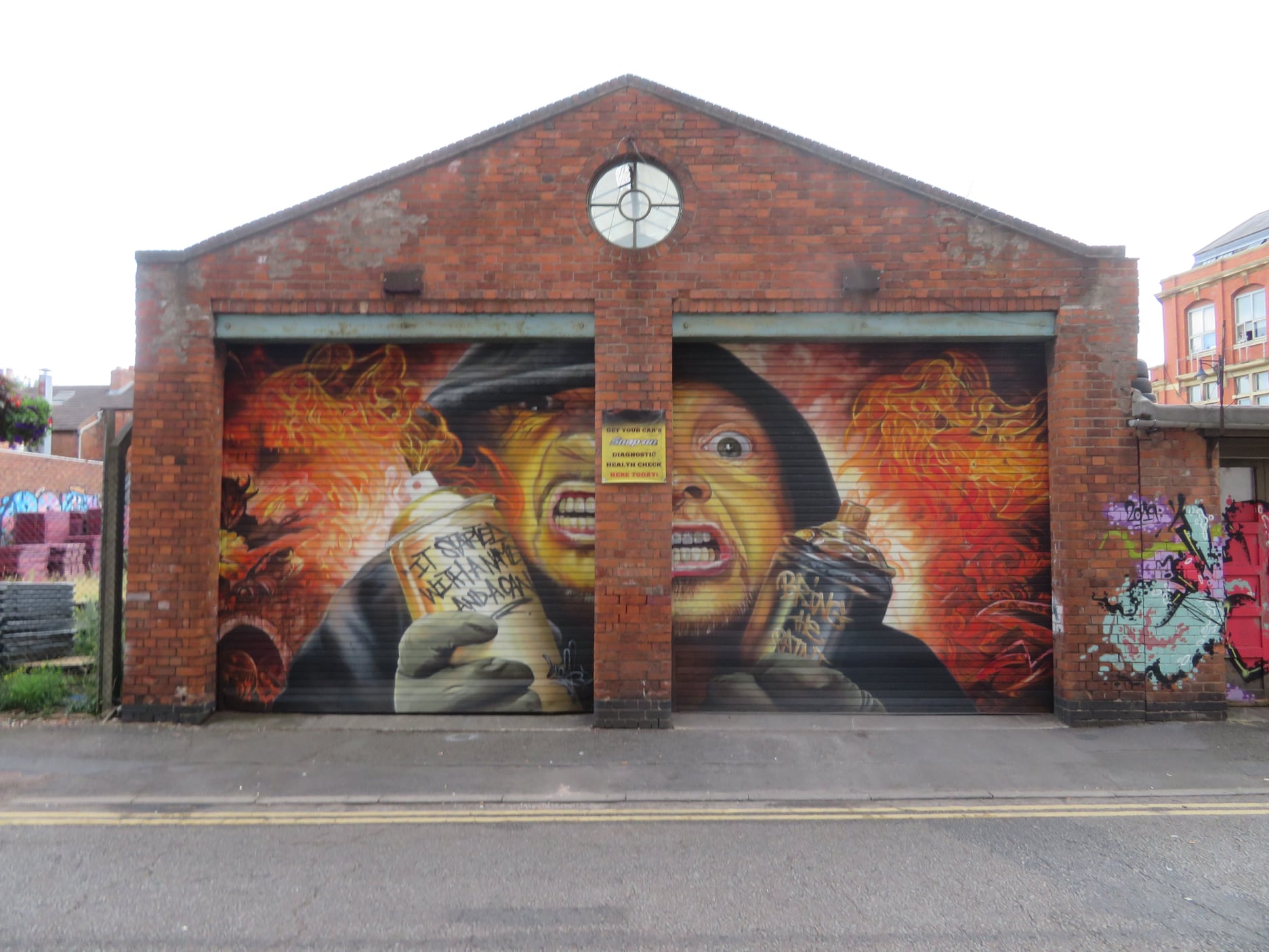 Martin Brookes Oakham Leicester Graffiti