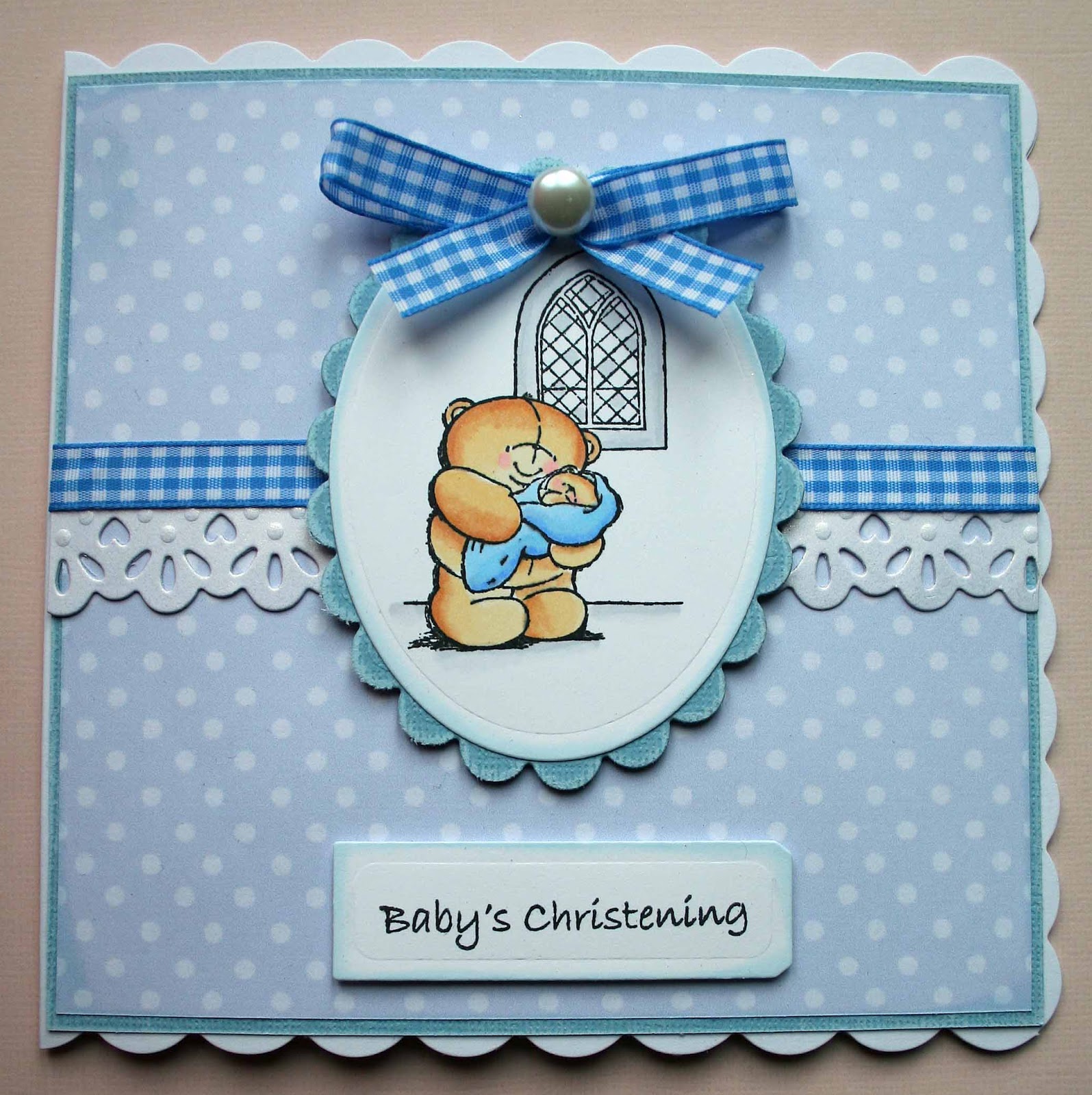Lynsey s Place A Christening Card 