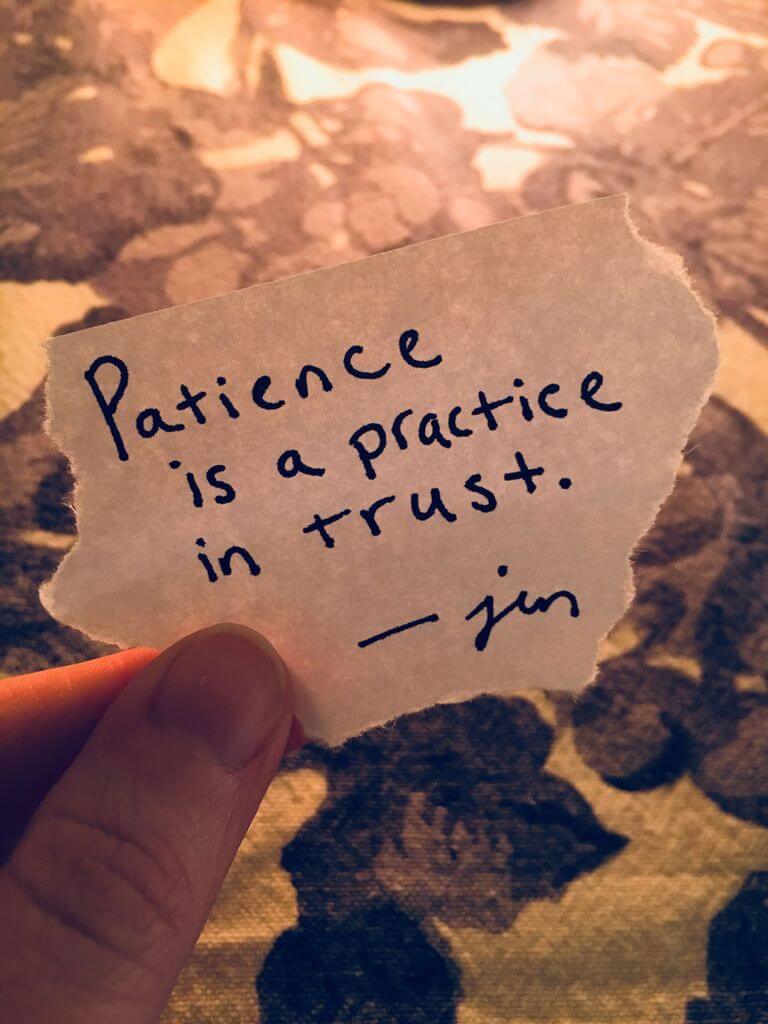 meaning of patience