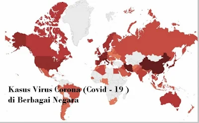 Kasus virus corona (Covid-19) di berbagai negara