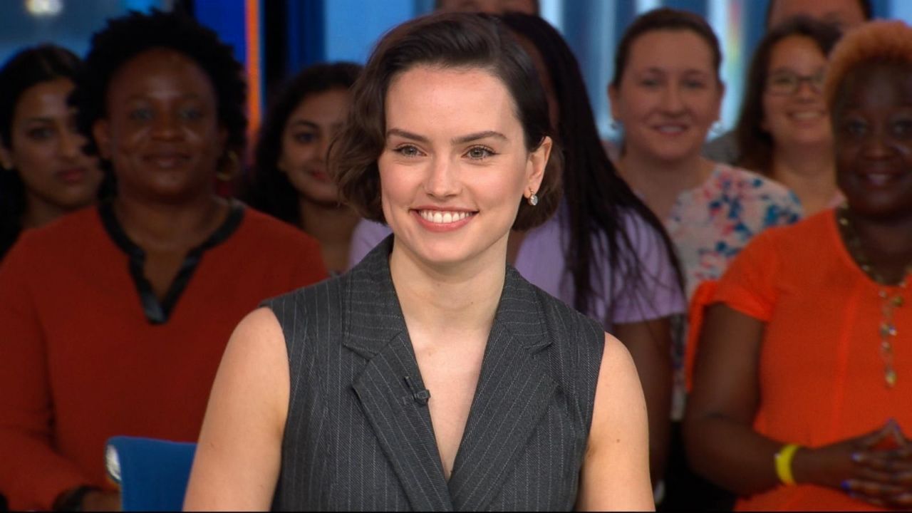 The actress behind Rey has been making the rounds recently to promote her.....