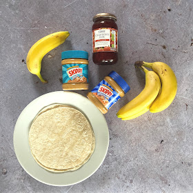 Quick & Easy Breakfast - SKIPPY Peanut Butter Banana Wrap