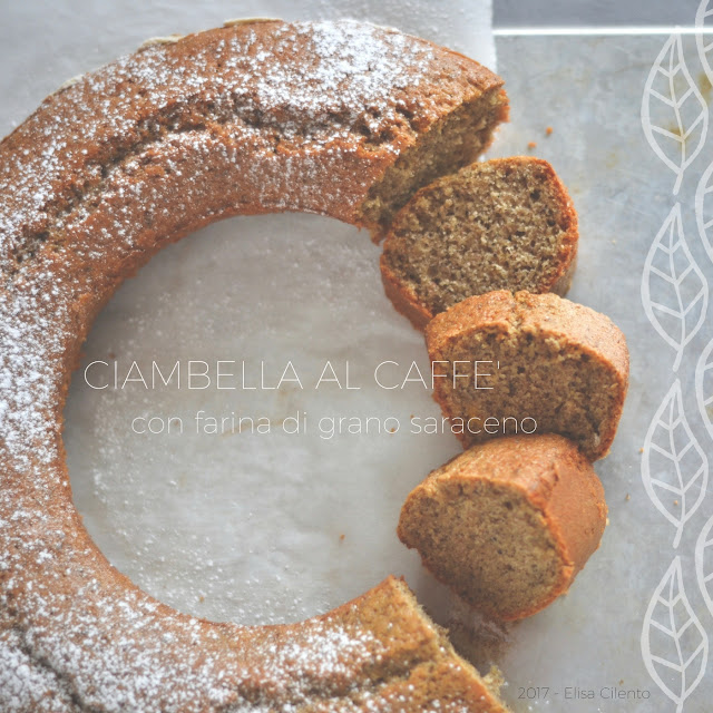 Ciambella al caffè, con farina di grano saraceno