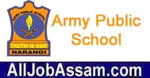 Army Public School Narangi Recruitment 2020