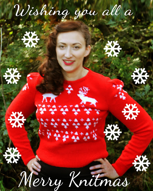 The Butterfly Balcony - The Perfect Christmas Jumper 1940's 