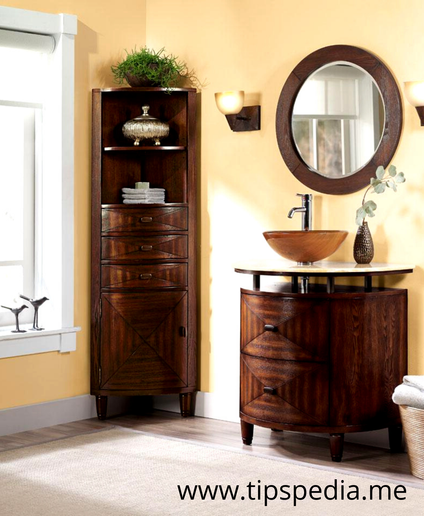 Corner Bathroom Linen Tips Pedia